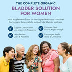 Total Fem Ultimate Bladder Health for Women with USDA Organic D-Mannose, Cranberry Powder, Uva Ursi and Hibiscus Flower Extract - Bladder Control and Urinary Tract Support - 30 Servings