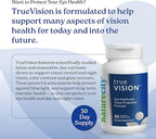 NatureCity True-Vision Eye Health Supplement - Plant-Based Lutein and Zeaxanthin with High Potency Saffron 20mg - Blue Light Protection, Support Central and Night Vision (60 Veggie Capsules)