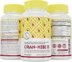 Legacy Wellness Cran-Hibi-D: D Mannose with Cranberry, Hibiscus & Dandelion Capsules - Urinary Tract Health - Natural Cleanse, Bladder Support, Detox Flush, Herbal UT Supplement Pills for Men & Women