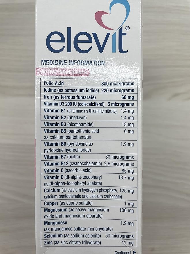 Elevit TAB with Iodine 100s Standard Shipping