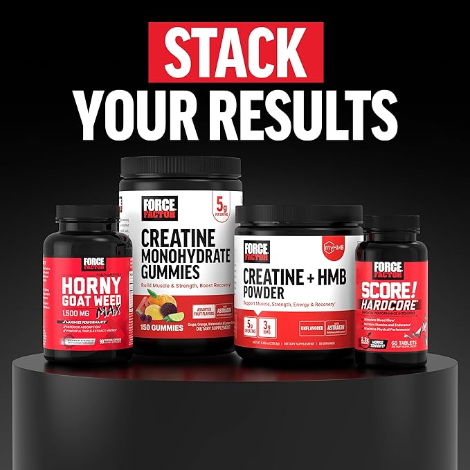 Force Factor Nitric Oxide Booster, Fast-Acting Formula with L-Arginine, Boosts Nitric Oxide Levels, Maximize Muscle Pumps, Enhance Endurance, Improve Circulation, 120 Capsules