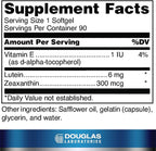 Douglas Laboratories Lutein (6 mg.) | Lutein with Zeaxanthin for Vision | 90 Softgels