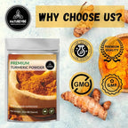 Premium Quality Turmeric Root Powder with Curcumin 5lbs by Naturevibe Botanicals | Raw Turmeric Root Grounded |100% Pure, Non-GMO and Gluten Free (80 Ounces)