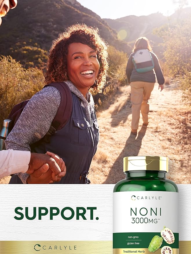 Carlyle Noni Fruit Capsules | 240 Count | Non-GMO, Gluten Free | Traditional Herb Supplement