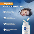60mg Extra Strength Melatonin MAX - High Dosage Melatonin, Vegan, Non-GMO, Gluten-Free (3-Pack)