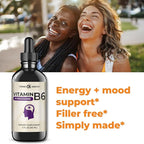Think Above Vitamin B6 Liquid Drops - Pyridoxine hcl - 17 mg 1000% DV - Filler Free - 30 Day Supply - (2 oz) for Adults