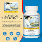 Kan Herbs Company Zizyphus Sleep Formula – Traditional Chinese Herbal Blend for Nighttime Balance and Relaxation Support, Promotes Overall Well-Being and Harmony, Herbal Supplement, 120 Tablets