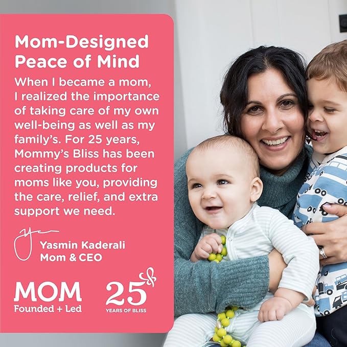 Mommy's Bliss Prenatal Multivitamin Probiotic for Women w/Folic Acid, Supports Baby Development & Digestion w/Zinc, Vitamin B6 & B12, Ginger & Choline, Vegan & Gluten Free (45 Servings) (Pack of 2)