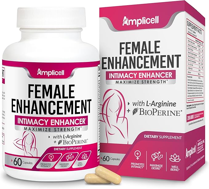 Women’s Vitality & Libido Support – Hormone, Mood & Energy Balance with Maca, Dong Quai, Ginseng, Ashwagandha & Herbal Aphrodisiac Blend – 60 Capsules