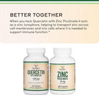 Quercetin with Bromelain - 96% Highly Purified - 120 Count (1,200mg Servings) - Supports Healthy Immune Functions in Men and Women (Vegan Safe, Third Party Tested, Gluten Free) by Double Wood