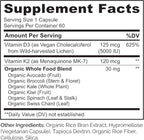 NATURELO Vitamin D3 K2 - Vegan with Plant Based D3 from Lichen - Natural Supplement for Immune System, Bone Support, Heart Health - Whole Food - Non-GMO - Gluten Free, 60 Capsules