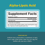 Natural Factors Alpha-lipoic Acid 200mg Capsules, 60-Count