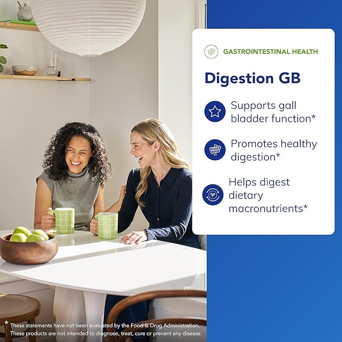 Pure Encapsulations Digestion GB - Digestive Enzyme Supplement - for Gallbladder Support & Gut Health* - with Bile Salts & Digestive Enzymes Blend - Gluten Free & Non-GMO - 180 Capsules