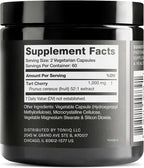 Toniiq Tart Cherry Capsules - Ultra High Potency 52:1 Extract - Highly Concentrated - Third-Party Lab Tested for Purity & Quality - 120 Capsules