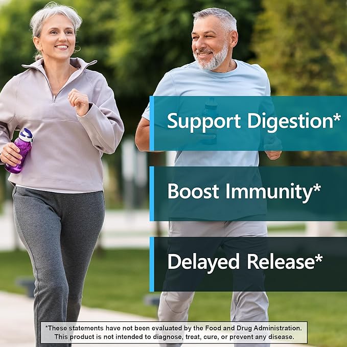 MyoActivo 60 Billion CFU Probiotic - Unique Tri-Blend w/ 8 Probiotic Strains, Prebiotics & Postbiotics - for Digestive & Immune Support - Delayed Release - Shelf Stable - Non-GMO, Gluten Free - 30 Ct