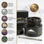 Gold Grade Himalayan Shilajit Resin For Men & Women | 500MG Max Potency | Lab Tested 100% Organic Shilajit With 85+ Trace Minerals & Fulvic Acid For Focus, Energy And Immunity 30 Gram