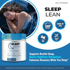 Sleep Lean Powder, Official SleepLean Health and Wellness Supplement Powder - Maximum Strength, All Natural Sleep Support for Calm and Relaxation, Premium SleepLean Support Reviews (2 Pack)