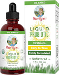 MARYRUTH'S Organics Liquid Probiotic for Ages 4+ | 2 Billion CFU | 13 Probiotic Strains | Gut Health & Digestive Support | Gas & Bloating Support | Vegan | Gluten Free | Travel-Friendly | 40 Servings