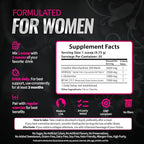 Bold Buns Creatine for Women – Booty Builder Supplement with Collagen & BCAA – Supports Muscle Development, Post-Workout Recovery, Skin Elasticity, Healthy Hair & Nail | Unflavored – 30 Servings