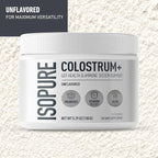 Isopure Colostrum + Gut Health & Immune System Support, 30 Servings (Pack of 1)