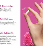 Garden of Life Raw Probiotics Vaginal Care - 50 Billion CFU - 38 Probiotic Strains - Supports Vaginal & Urinary Tract Health* - 30 Vegetarian Capsules
