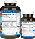 Carlson - Maximum Omega 2000, 2000 mg Omega-3 Fatty Acids Including EPA and DHA, Wild-Caught, Norwegian Fish Oil Supplement, Sustainably Sourced Fish Oil Capsules, Lemon, 90+30 Softgels