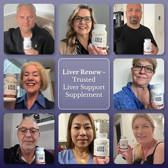 Liver Renew - Liver Cleanse Detox & Repair - Liver Support Supplement with Artichoke Extract, Milk Thistle, Dandelion and Turmeric - 360 Capsules