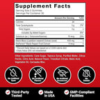 Force Factor Black Maca Gummies for Men & Women, Boost Energy, Strength, Drive & Vitality, BioPerine & Selenium for Superior Absorption, Peruvian Black Maca Root Extract, Passion Berry, 60 Gummies