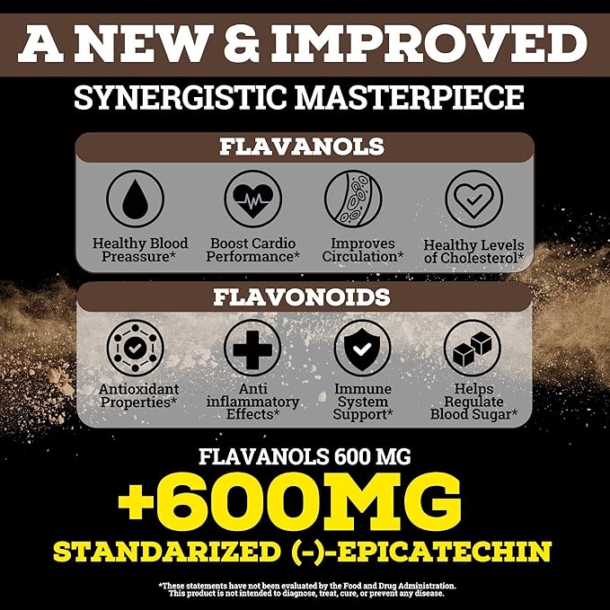 Black Forest High Flavanol Cocoa Powder 1200mg Flavanols and Longevity Mocha Coffee 10 in 1 NMN Glutathione Vitamins Polyphenol Cocoa Energy and Heart Health Bundle