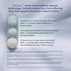 Ritual Sleep Bioseries™ Melatonin: Sleep Aid for Adults, Sleep Supplement with Time Released Capsules, Vegan Drug Free Sleep Vitamins for All Night Sleep Support, 20 Capsules (Pack of 2)