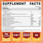 Berberine Supplement Gummies Sugar Free, Extra Absorption with Liposomal Berberine & Berberine HCI, Calcium, Magnesium, AMPK Activitor for Sugar & Level, Immune, Energy, Metabolism -Pack of 2