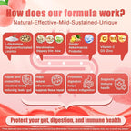 L-Glutamine 1200mg Gut & Immune Support Gummies,Leaky Gut Repair Supplement with Slippery Elm,Marshmallow Root,Ginger Root,Arabinogalactan,Organic Aloe,Vitamin C,Vitamin D3,Zinc,Sugar-Free | 120 Count