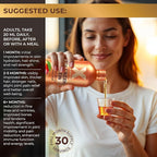 Liquid Collagen Peptides with Biotin & Hyaluronic Acid - Biotin 10000mcg, Hydrolyzed Collagen Type 1 and 3, Vitamins B5, B6, C & E - Liquid Collagen for Women and Men, Hair Skin and Nails Supplements