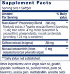 Life Extension MacuGuard Ocular Support with Saffron & Astaxanthin – Eye Health Supplement for Healthy Vision – with Lutein, zeaxanthin, Meso-zeaxanthin – Gluten-Free, Non-GMO – 60 softgels