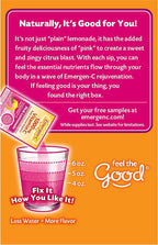 Emergen-C 1000mg Vitamin C Immune Support Powder Pink Lemonade 30CT includes Zinc, Manganese, 7 B Vitamins and Electrolytes for Back to School Essentials
