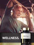 Carlyle Multivitamin for Men 50+ | 200 Count | with B Vitamins, Vitamin D, Magnesium & Zinc | Non-GMO, Gluten Free Supplement