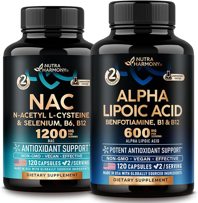 NUTRAHARMONY NAC & Alpha Lipoic Acid Capsules