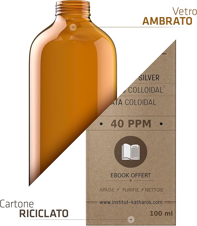 Premium Colloidal Silver Spray 40 PPM 1 fl oz ● 100% Natural ● Ebook Inc. ● Superior Concentration, Smaller Particles = Better Results ● Certified by 3 Independent Laboratories ● We are Specialists.