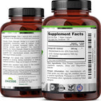 Zazzee 100% Pure Himalayan Shilajit 20:1 Extract, 50% Fulvic Acid, 120 Vegan Capsules, 4 Month Supply, Rich in Trace Mineral, 20X Potency, Energy & Vitality Support, Non-GMO, Made in the USA