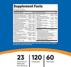 Nutricost Multivitamin for Men 120 Capsules - Vitamins and Minerals for The Healthy Man