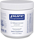 Pure Encapsulations D-Mannose Powder - for Urinary Tract Support - Urinary Tract Support & Bladder Health* - Easy Dissolve Powder - Non-GMO & Vegan - 3.5 oz