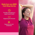 CherryRich by Natural Factors, Super Strength Cherry Concentrate, Antioxidant Support for Healthy Joints and Uric Acid Metabolism, 90 softgels (90 servings)