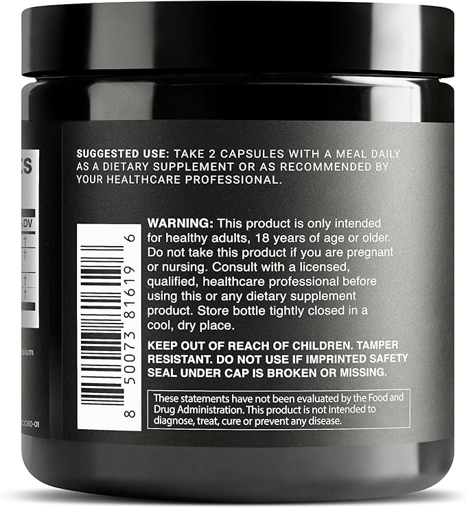 1000 mg Triple Blend Zinc Carnosine Supplement – Ultra High Strength 150 mg Zinc L-Carnosine Complex – with L-Glutamine & Slippery Elm – Third-Party Tested – 60 Capsules