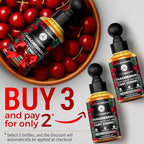 Liquid Magnesium Glycinate 420 Mg with Natural Tart Cherry Extract | Magnesium Glycinate Drops Supplement for Sleep, Mood & Mobility Support | Tart Cherry Extract