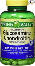 Spring Valley - Glucosamine Chondroitin, Triple Strength, 340 Tablets, Twin Pack