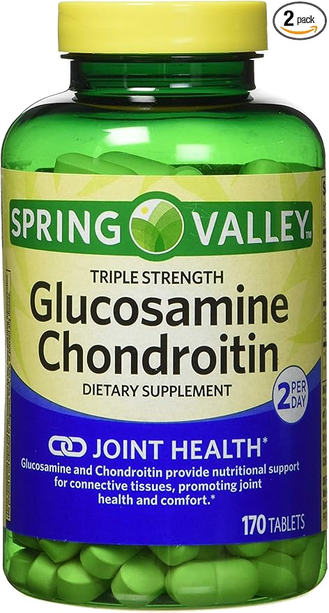 Spring Valley - Glucosamine Chondroitin, Triple Strength, 340 Tablets, Twin Pack