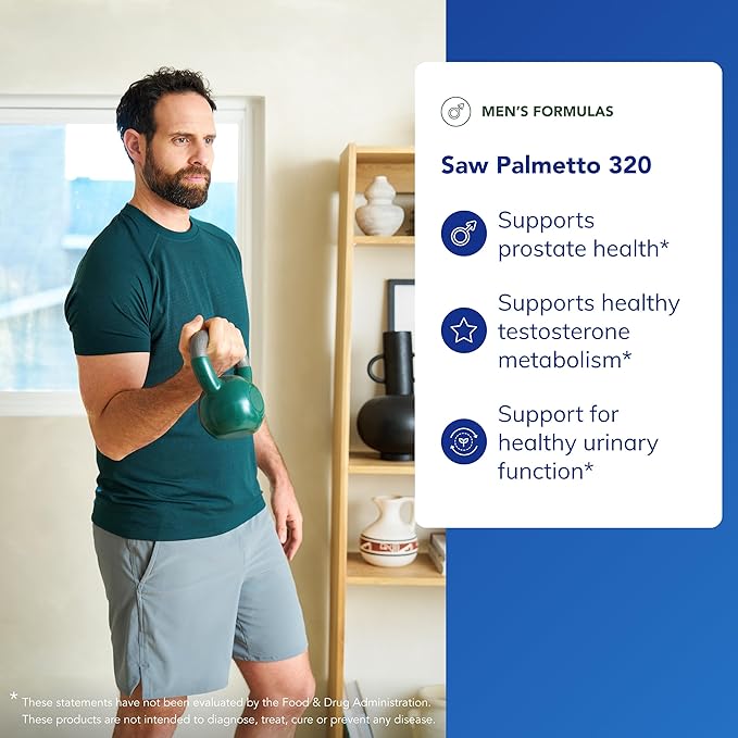 Pure Encapsulations Saw Palmetto 320 - Fatty Acids & Other Essential Nutrients to Support Metabolism & Urinary Function - with Saw Palmetto Extract - 240 Softgel Capsules
