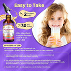 Liposomal Kids Saffron Drops – Organic Saffron Extract Liquid with Holy Basil, Passion, L-Theanine for Focus, Energy Support, Well-Being, Easy to Take Saffron Supplements for Kids, Vegan, 2 FL OZ