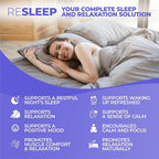 Sleep Aid Support Supplement - Melatonin Free Formula with Magnesium, Valerian, Chamomile, Apigenin, Helps Restful Sleep and Relaxation, No Grogginess Sleeping Pills