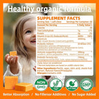 Colostrum Chews Supplement with probiotics for Gut Health, Bloating, Immune Support, Skin, Hair Growth and Beauty - Orange Flavor (60 Servings)